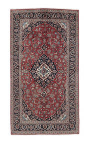 Tapete Oriental Kashan 144X263 Vermelho Escuro/Castanho (Lã, Pérsia/Irão)