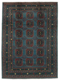  200X274 Medallion Afghan Fine Rug Wool, Carpetvista