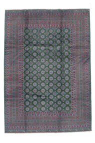  205X292 Medallion Afghan Fine Rug Wool, Carpetvista