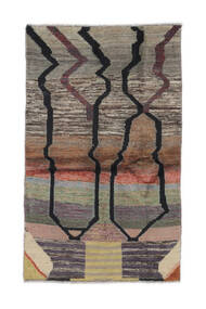 84X139 Moroccan Berber - Afghanistan Rug Modern Brown/Black (Wool, Afghanistan) Carpetvista