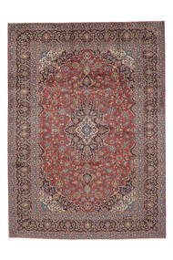 294X403 Tapis Kashan D'orient Rouge Foncé/Marron Grand (Laine, Perse/Iran) Carpetvista