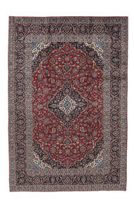 Tapete Kashan 246X358 Vermelho Escuro/Preto (Lã, Pérsia/Irão)