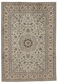  Persischer Keshan Teppich 240X348 Braun/Dunkelgrau (Wolle, Persien/Iran)