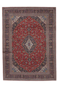  Keshan Rug 307X429 Persian Wool Dark Red/Black Large Carpetvista