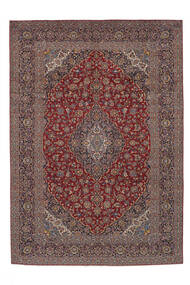 290X415 Tapete Oriental Kashan Vermelho Escuro/Preto Grande (Lã, Pérsia/Irão) Carpetvista