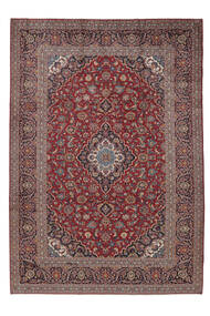  Persischer Keshan Teppich 258X376 Dunkelrot/Braun Großer (Wolle, Persien/Iran)