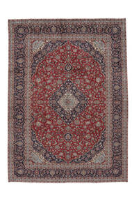 290X400 絨毯 オリエンタル カシャン ダークレッド/茶色 大きな (ウール, ペルシャ/イラン) Carpetvista