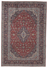 247X355 絨毯 カシャン オリエンタル 茶色/ダークレッド (ウール, ペルシャ/イラン) Carpetvista