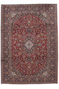  Persischer Keshan Teppich 250X353 Dunkelrot/Braun Großer (Wolle, Persien/Iran)