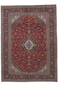  Keshan Rug 297X402 Persian Wool Dark Red/Black Large Carpetvista
