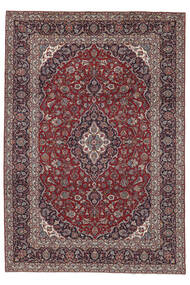 245X357 Alfombra Keshan Oriental Rojo Oscuro/Marrón (Lana, Persia/Irán) Carpetvista