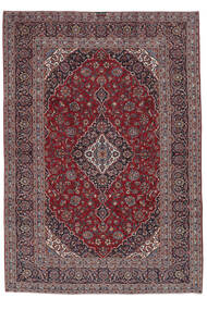 248X355 Tapis Kashan D'orient Rouge Foncé/Noir (Laine, Perse/Iran) Carpetvista