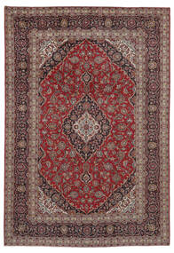 236X348 絨毯 カシャン オリエンタル ダークレッド/茶色 (ウール, ペルシャ/イラン) Carpetvista