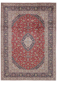  Persischer Keshan Teppich 244X346 Dunkelrot/Braun (Wolle, Persien/Iran)
