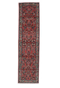 78X297 絨毯 サルーク オリエンタル 廊下 カーペット ダークレッド/ブラック (ウール, ペルシャ/イラン) Carpetvista