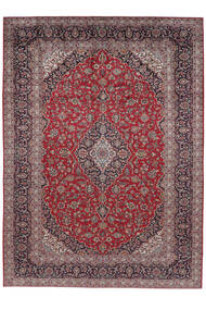 絨毯 カシャン 290X398 ダークレッド/茶色 大きな (ウール, ペルシャ/イラン)