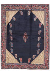 絨毯 ペルシャ ギャッベ キャシュクリ 174X235 ブラック/ダークレッド (ウール, ペルシャ/イラン)