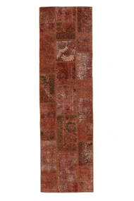  パッチワーク 絨毯 72X256 ペルシャ ウール 深紅色の 小 