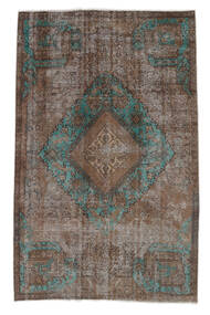 絨毯 カラード ヴィンテージ 186X294 茶色/ブラック (ウール, ペルシャ/イラン)