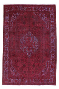  Persialainen Colored Vintage - Persien/Iran 195X291 Tummanpunainen/Musta Carpetvista