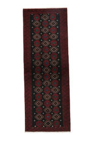 77X208 Baluch Rug Oriental Runner
 Black (Wool, Persia/Iran) Carpetvista