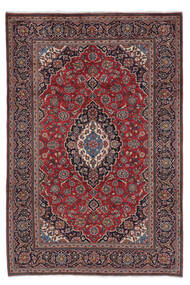 Keshan Rug Rug 203X300 Dark Red/Black Wool, Persia/Iran Carpetvista