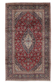  Oriental Keshan Rug 187X320 Dark Red/Black Wool, Persia/Iran Carpetvista