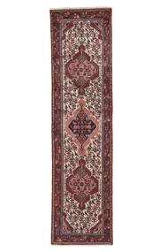 78X300 Asadabad Teppich Orientalischer Läufer Dunkelrot/Schwarz (Wolle, Persien/Iran) Carpetvista