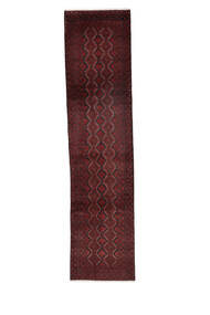 73X297 Baluch Rug Oriental Runner
 Black/Dark Red (Wool, Persia/Iran) Carpetvista
