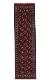  Persischer Turkaman Teppich 86X290 Läufer Schwarz (Wolle, Persien/Iran)