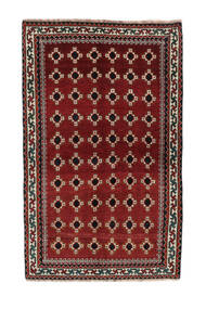  122X194 Ghashghai Teppe Mørk Rød/Svart Persia/Iran Carpetvista