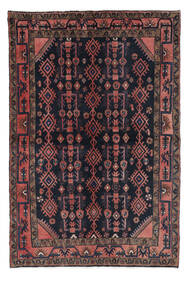 150X224 Joshaghan Teppich Orientalischer Schwarz/Dunkelrot (Wolle, Persien/Iran) Carpetvista