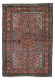 Alfombra Oriental Ardabil 144X213 Rojo Oscuro/Negro (Lana, Persia/Irán)