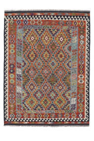 絨毯 オリエンタル キリム アフガン オールド スタイル 151X201 ダークレッド/茶色 (ウール, アフガニスタン)