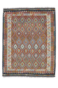 196X248 Dywan Kilim Afgan Old Style Orientalny Brunatny/Ciemnoczerwony (Wełna, Afganistan) Carpetvista