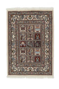62X87 Moud Teppich Orientalischer Braun/Schwarz (Wolle, Persien/Iran) Carpetvista