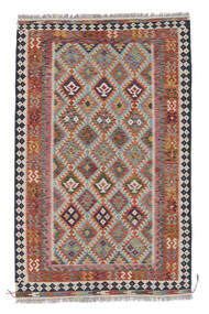 Kelim Afghan Old Style Teppe 157X251 Mørk Rød/Brun Ull, Afghanistan Carpetvista