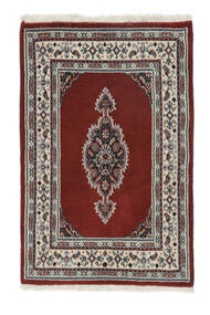 60X90 絨毯 ムード オリエンタル ダークレッド/ブラック (ウール, ペルシャ/イラン) Carpetvista