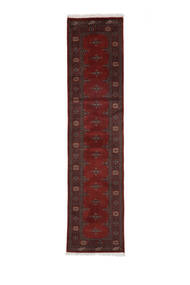  Orientalischer Pakistan Buchara 2Ply Teppich 74X308 Läufer Schwarz Wolle, Pakistan Carpetvista