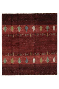 191X211 Tapis Gabbeh Persan Fine Moderne Noir/Rouge Foncé (Laine, Perse/Iran) Carpetvista
