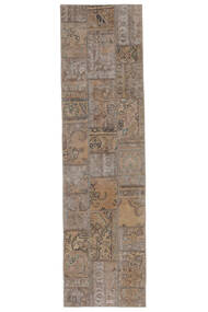  82X306 Patchwork Teppich Läufer Braun Persien/Iran Carpetvista