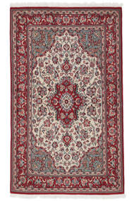  Persian Qum Kork/Silk Rug 124X207 Dark Red/Brown Carpetvista