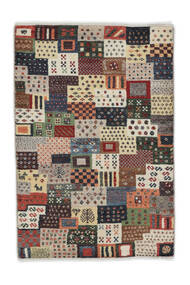 Gabbeh Persisch Fine Teppich 61X92 Schwarz/Braun Wolle, Persien/Iran Carpetvista