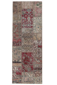  Patchwork Rug 72X203 Vintage Persian Wool Brown/Dark Red Small Carpetvista