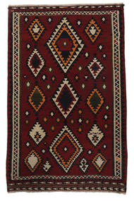  Persischer Kelim Vintage Teppich 184X285 Schwarz/Braun (Wolle, Persien/Iran)