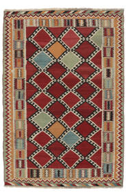 139X204 Tappeto Orientale Kilim Vintage Rosso Scuro/Arancione (Lana, Persia/Iran) Carpetvista