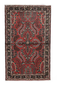 80X131 Lillian Rug Oriental Black/Dark Red (Wool, Persia/Iran) Carpetvista