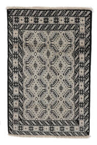 絨毯 ペルシャ バルーチ 83X127 ブラック/ダークイエロー (ウール, ペルシャ/イラン)