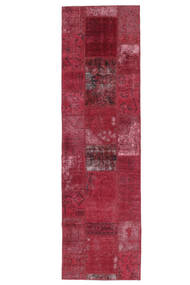 Tapete Persa Patchwork - Persien/Iran 71X252 Passadeira Vermelho Escuro (Lã, Pérsia/Irão)