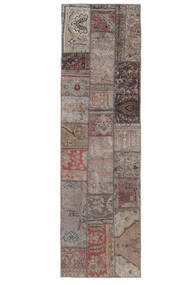  Patchwork - Persien/Iran 73X252 Vintage Persa Tapete Lã Castanho/Vermelho Escuro Pequeno Carpetvista